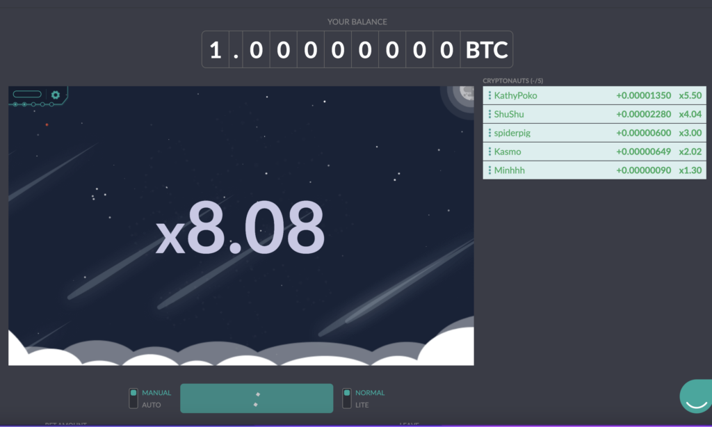 Moon game. Moon at OneHash