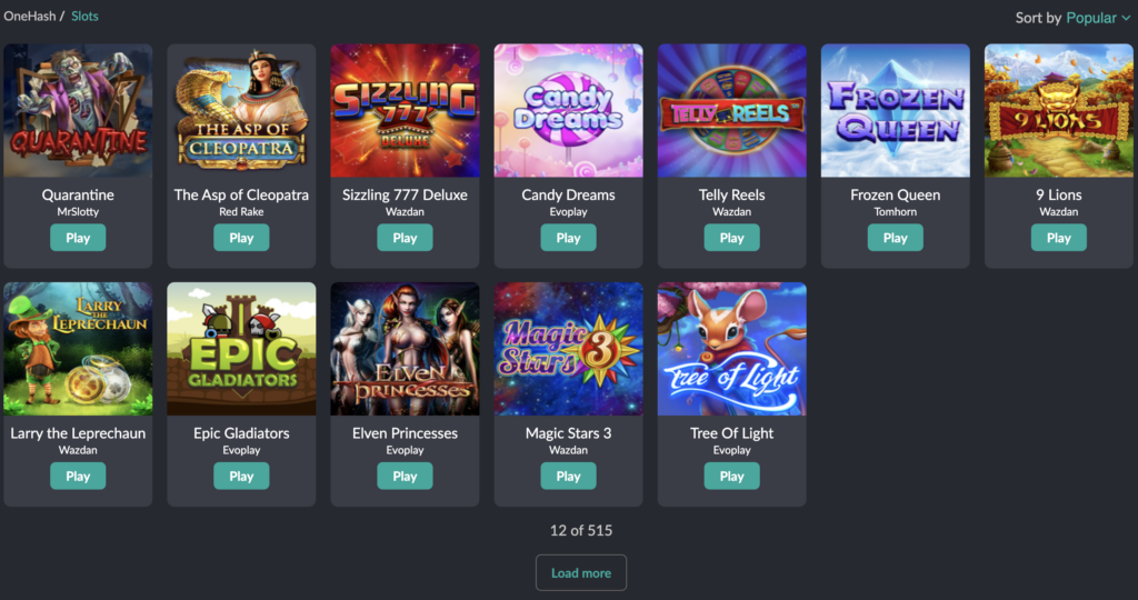 Onehash slots game. Slots at OneHash