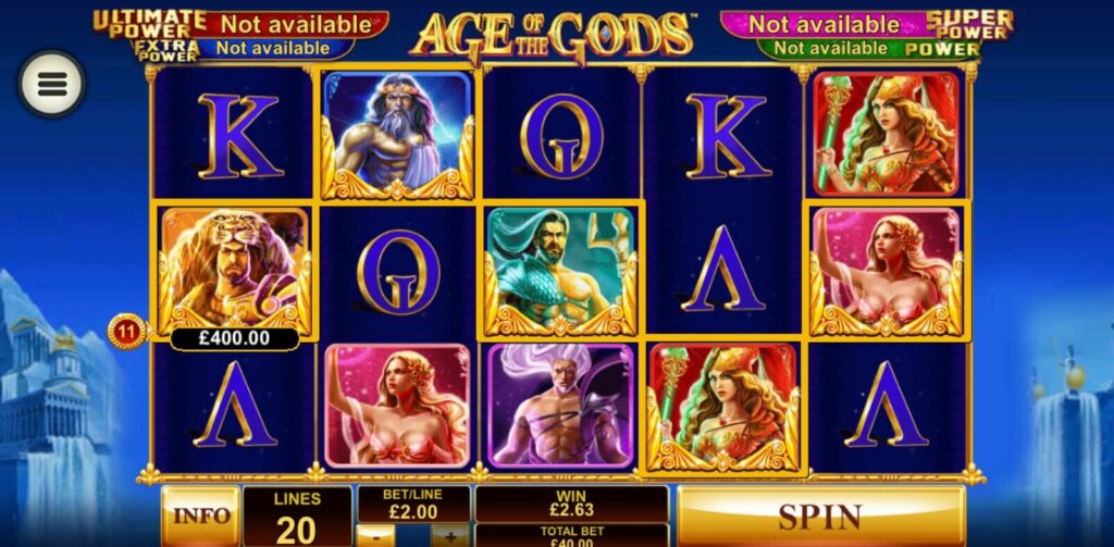 Age of the Gods online slot