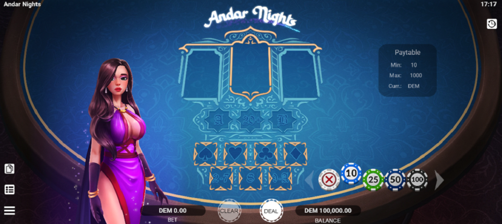 Andar Nights -korttipeli
