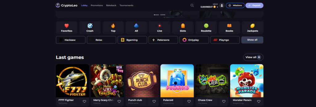 cryptoleo lobby