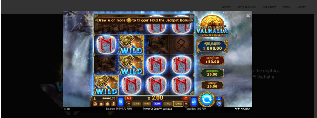 Power of Gods™: Valhalla Slot Features