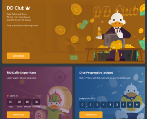 DuckDice bonus page