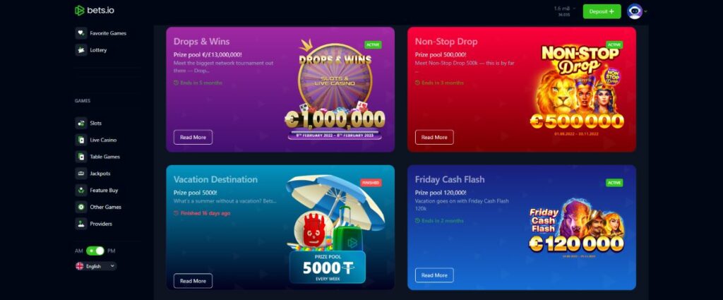 bets.io tournaments