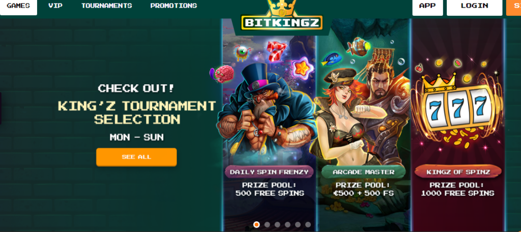 Slot Tournaments at BitKingz Casino