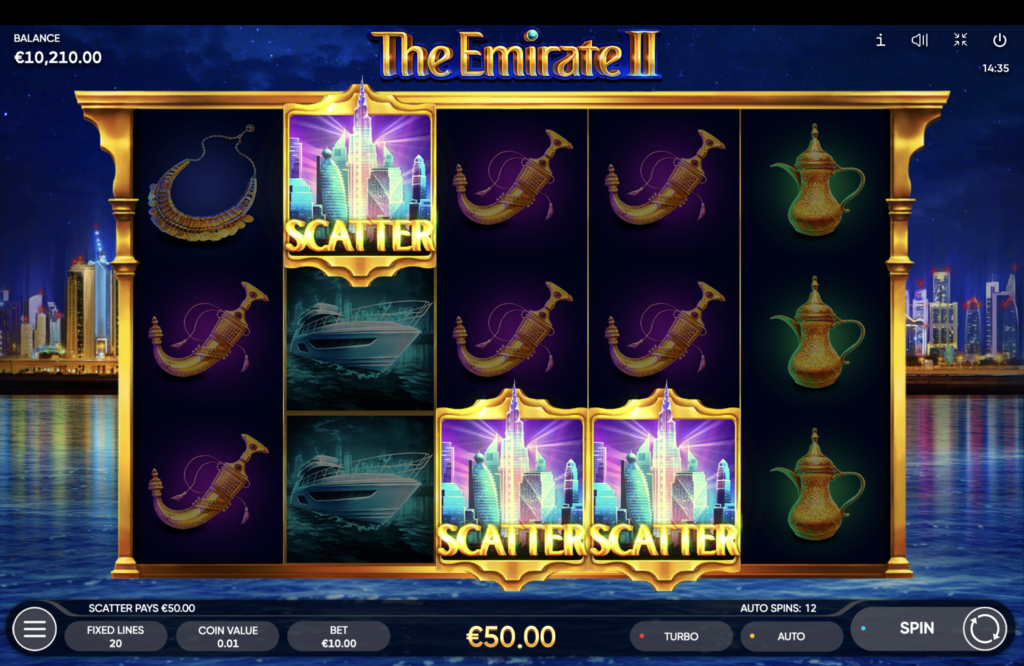 Emirates 2 online slot