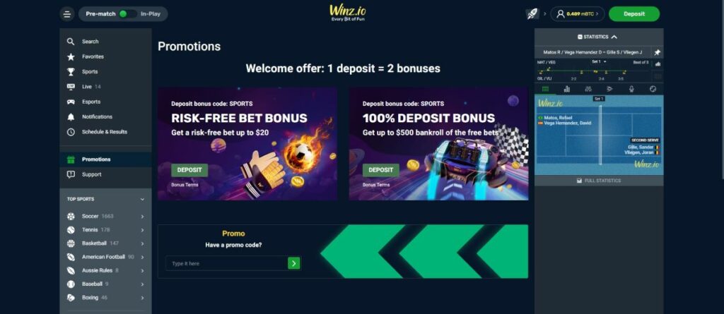winz.io sportsbook
