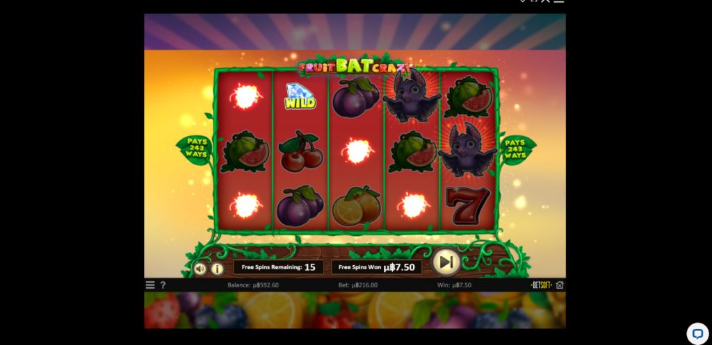 Fruit Bat Crazy Slot