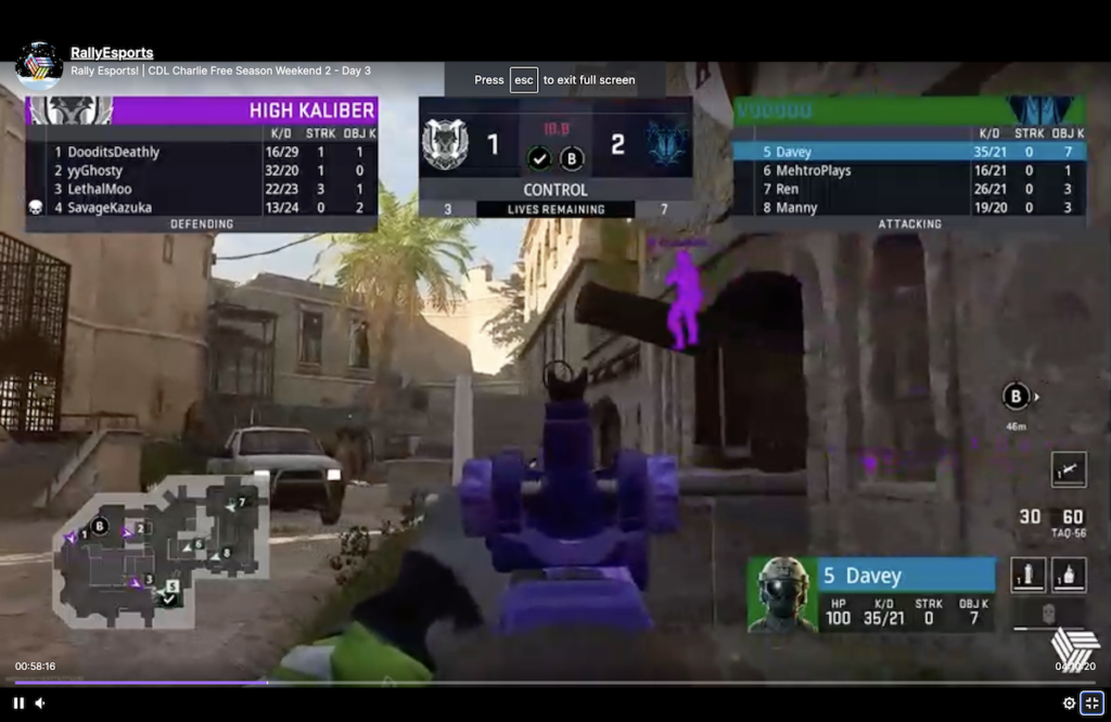 call of duty esports