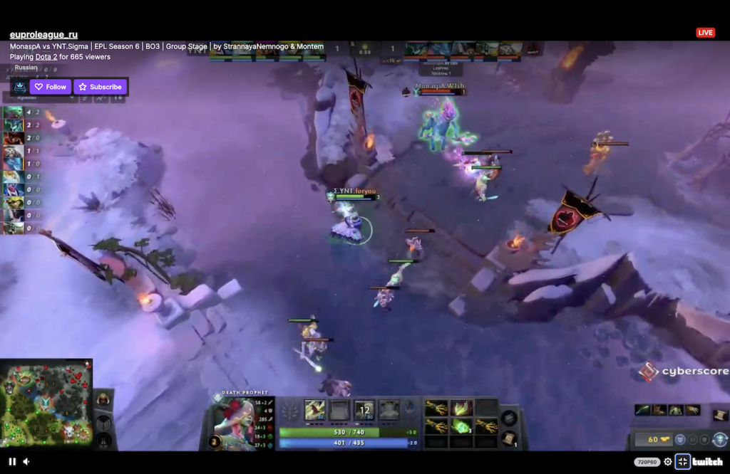 dota 2 esports
