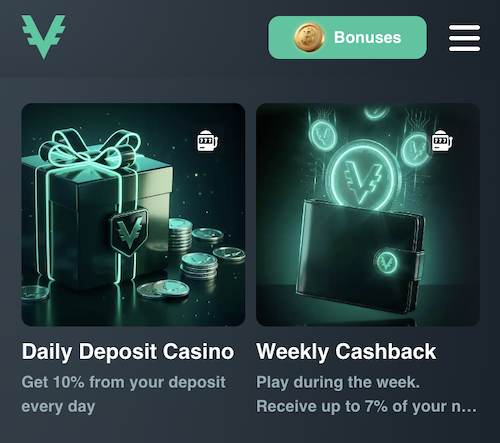 bonuses and promos for returning players
