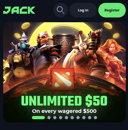 unlimited $50 on every wagered $500