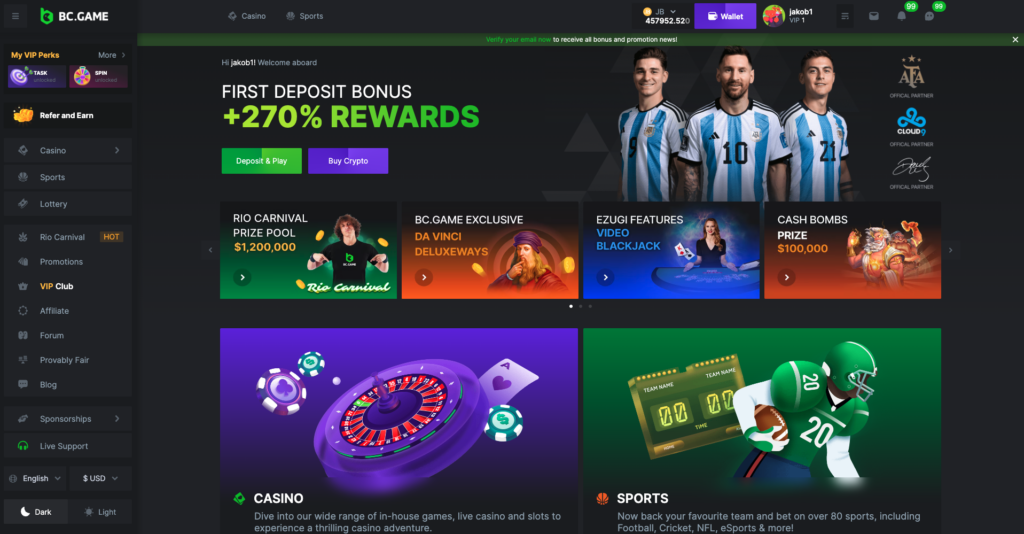 BC.Game Casino Review (2023) - Features, Facts   780% Bonus