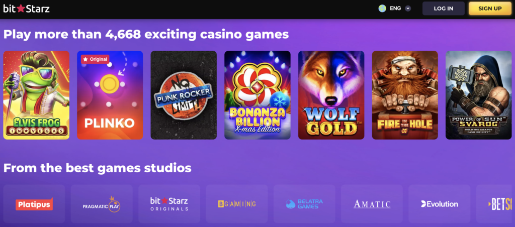 BitStarz has a lot of games
