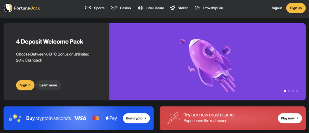 Explore FortuneJack