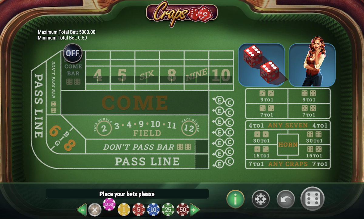 Play Craps Games for Free  Full List at