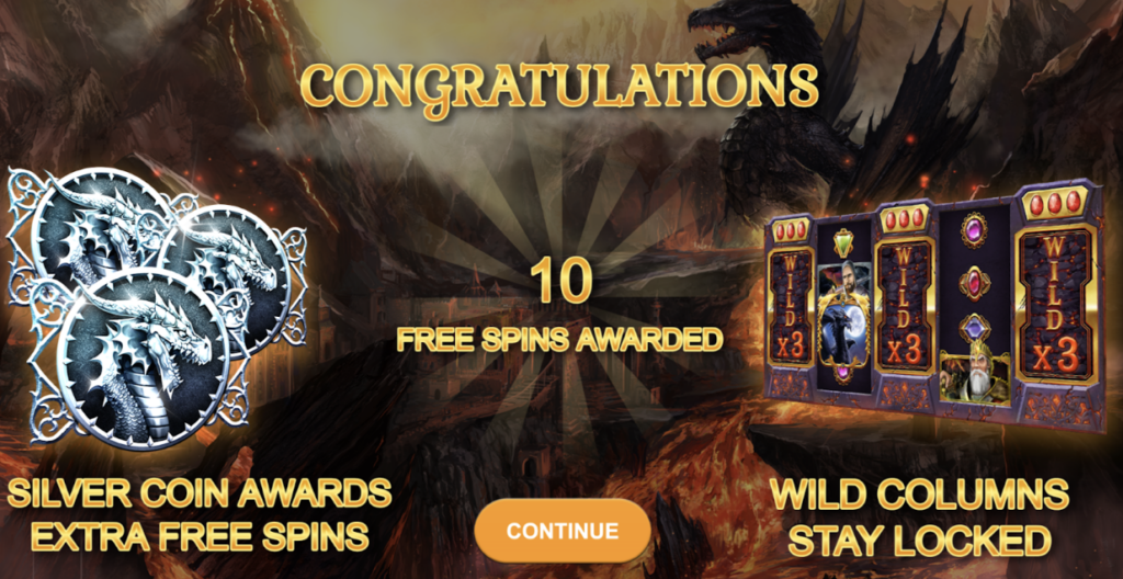 Age of Dragons Mini Max - Free Spins