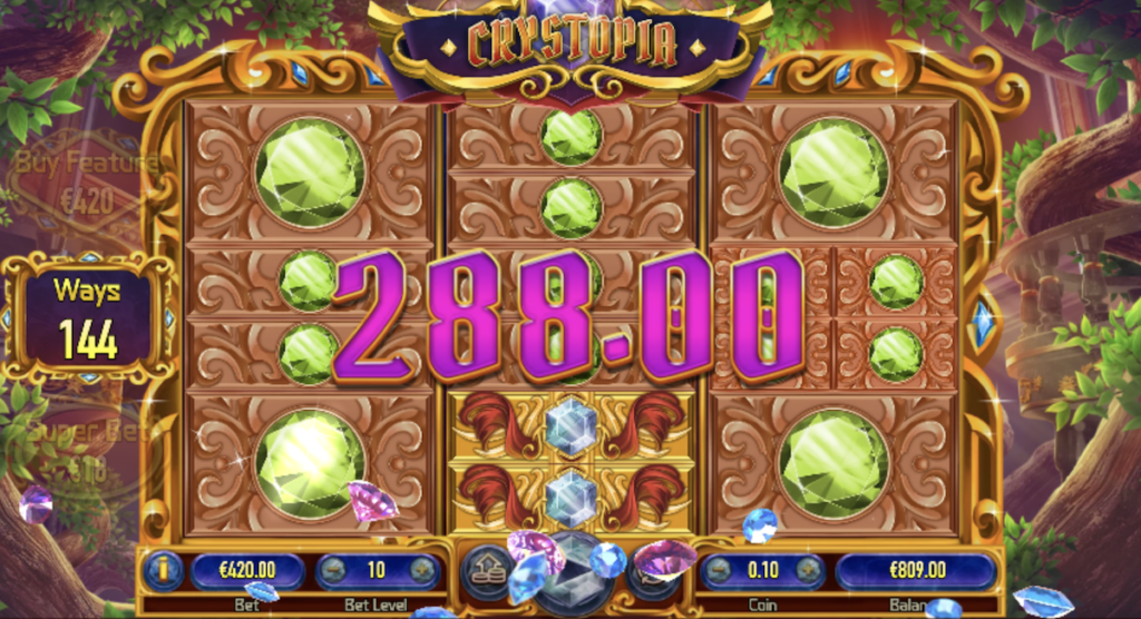 Crystopia online slot