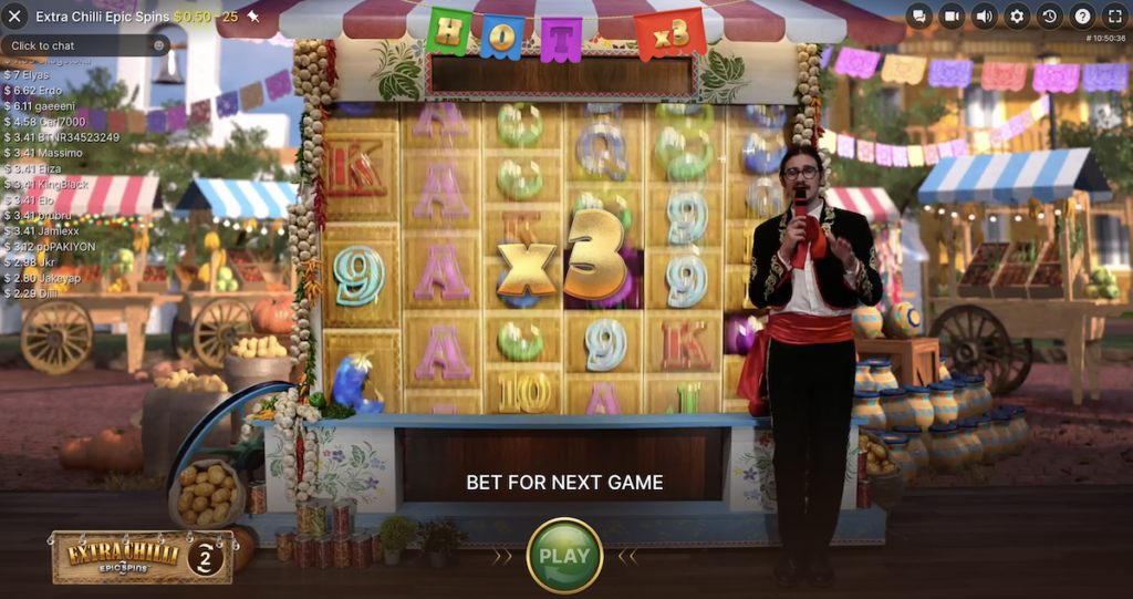 Extra Chilli Epic Spins multiplier