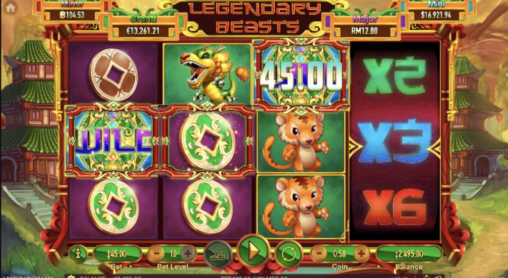 Legendary Beasts wild symbol