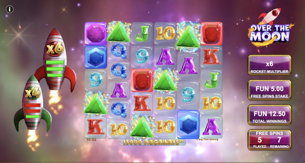 Over The Moon free spins