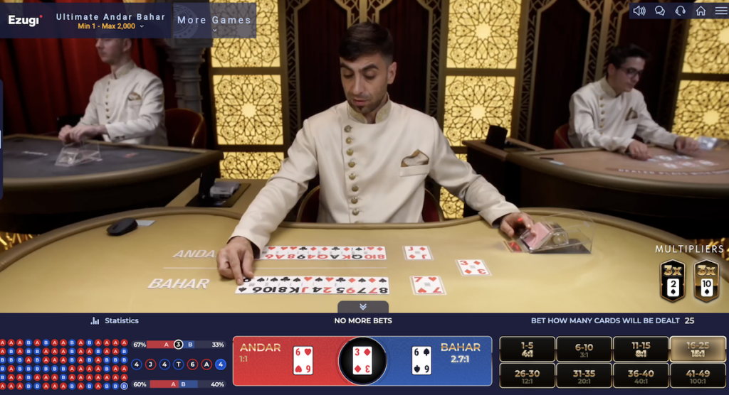 Ultimate Andar Bahar live dealer