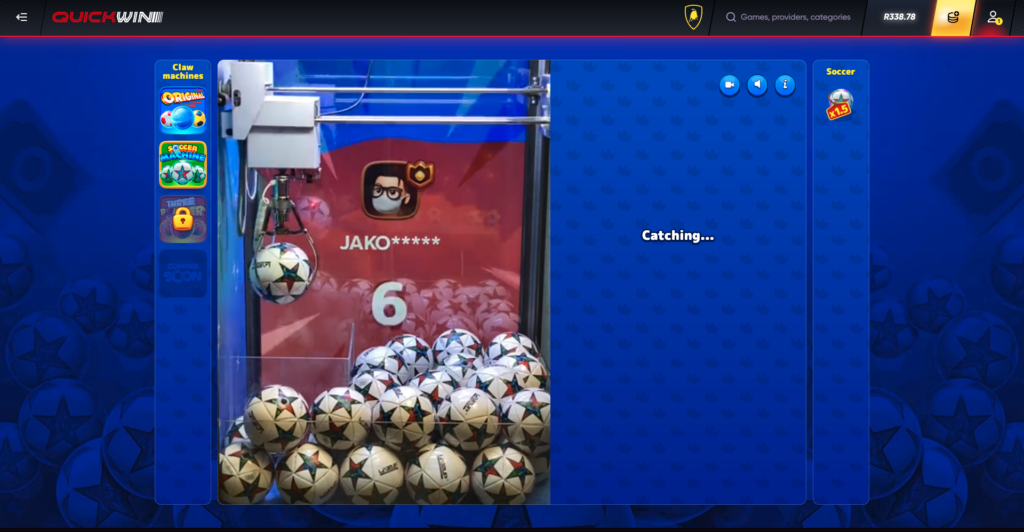 quickwin claw crab soccer game 