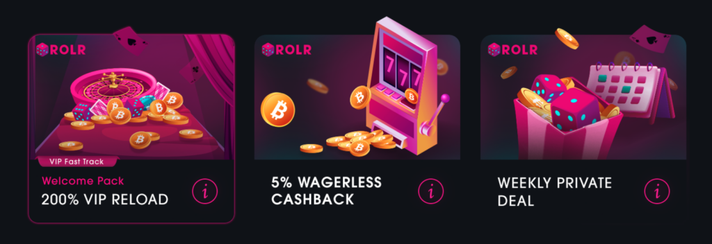 ROLR VIP Bonuses