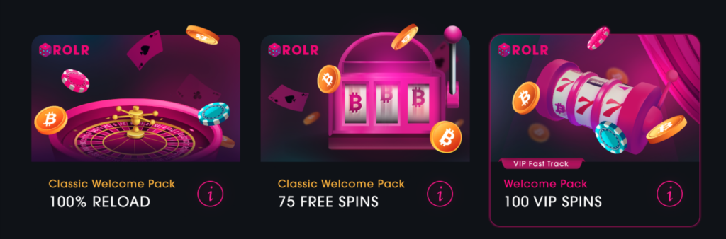 ROLR Welcome Bonuses