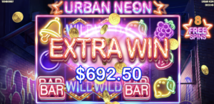 urban neon slot big win by platipus