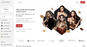 bitcasino.io home page