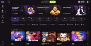 The Cloudbet Lobby