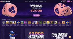 club riches home page