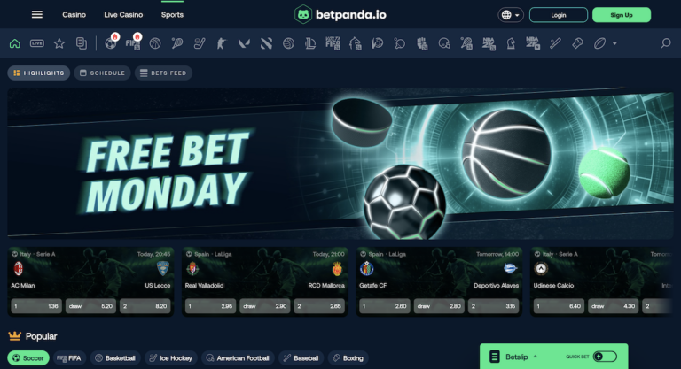 Betpanda.io Casino Review | Get a 100% Bonus Up to 1 BTC