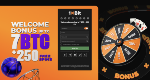 welcome bonus up to 7 BTC and 250 free spins at 1xbit casino