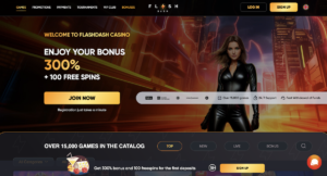 flashdash casino main lobby