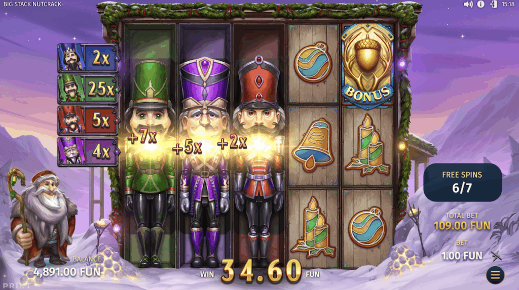 Big Stack Nutcrack online slot