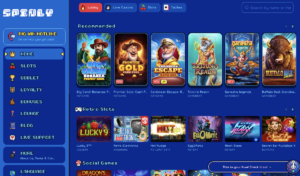 slots and casino games at spinly