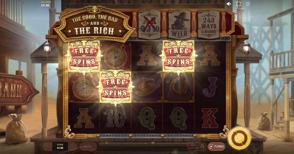 The Good, The Bad and The Rich online slot