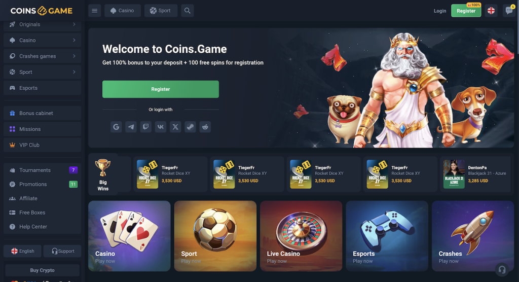 coins.game casino review