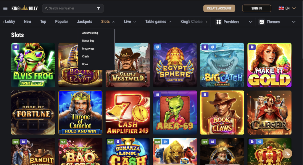 king billy casino