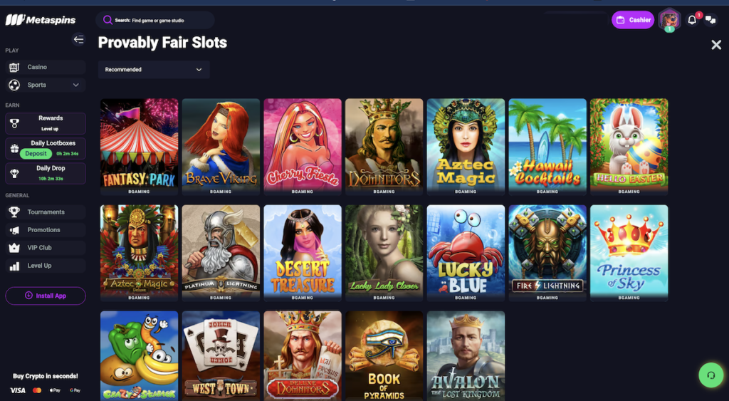 metaspins casino