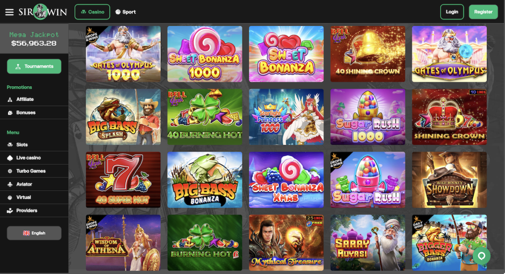 sirwin casino