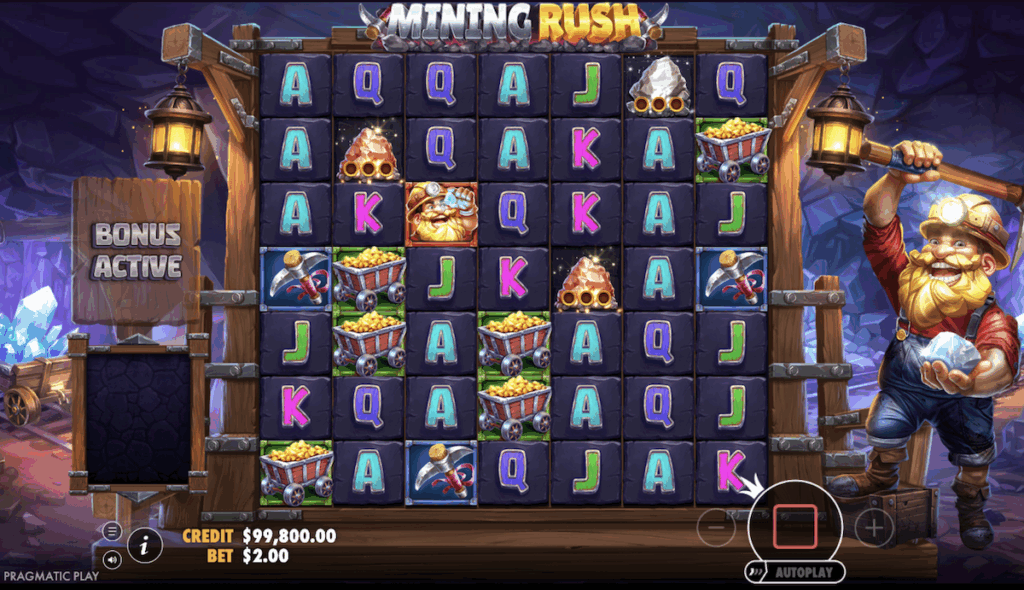 mining rush online slot