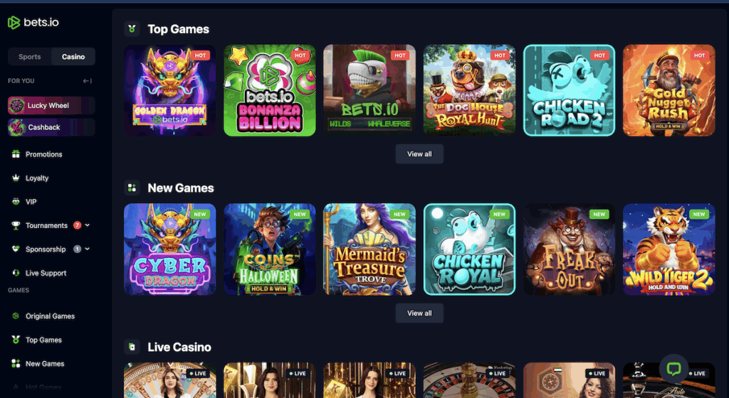 bets.io fast withdrawal crypto casino