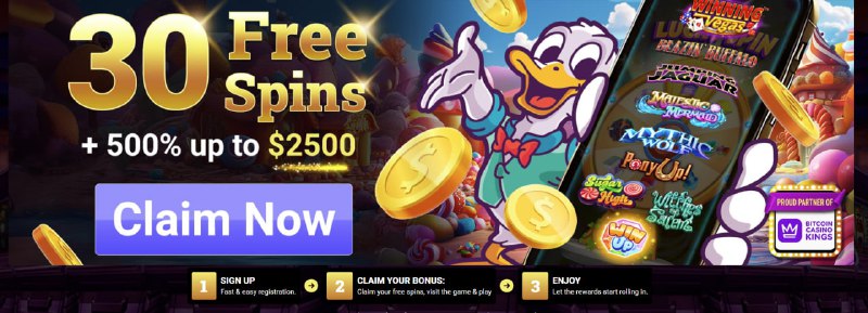 30 FS DuckyLuck Casino