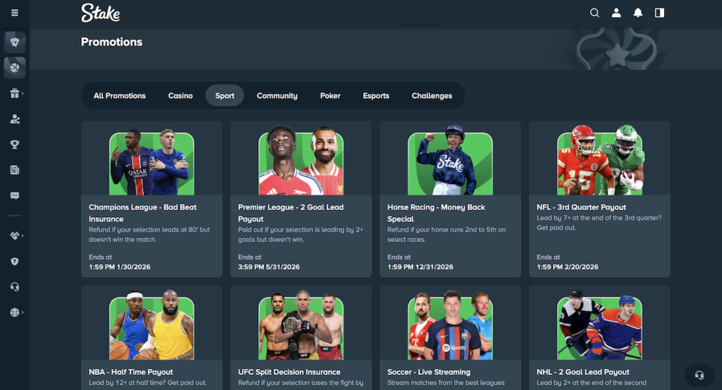 seasonal sports betting promos