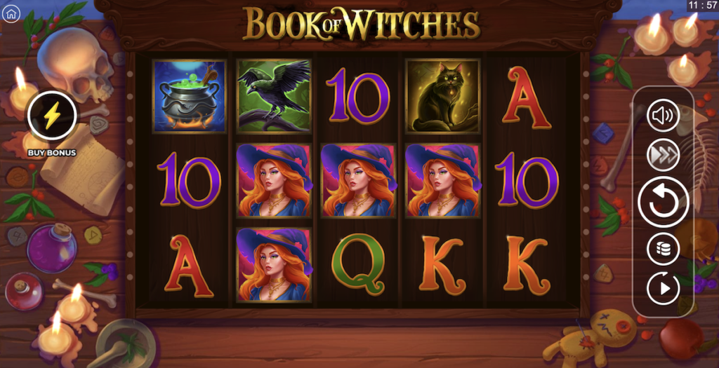 book of witches online slot