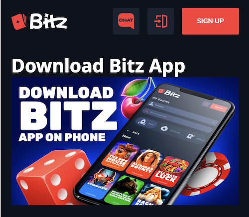 download the bitz mobile app