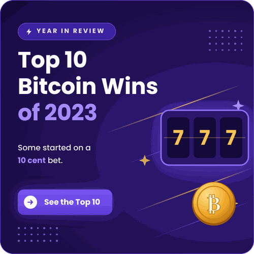top 10 bitcoin casino wins of 2023